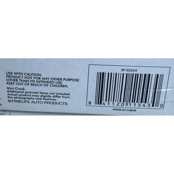 FineLife Auto Products Stainless Steel Mini Crockpot Stoneware 0.65 Quart (NIB) - Picture 16 of 16